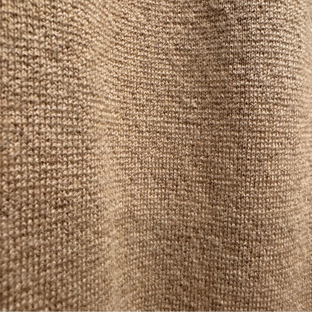 J Crew Women’s Open front sweater blazer Tan Large Preppy Spring Quiet Luxury - Picture 5 of 7